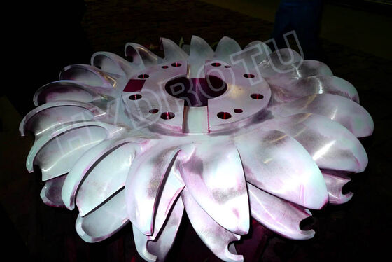 Рабочее колесо турбины Пелтона из нержавеющей стали для напора воды 80-1000 м мощностью 0,5 МВт-20 МВт