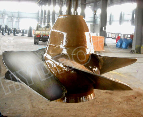 Гидротурбина типа S с лопастями из нержавеющей стали для напора воды 2-20 м и мощности 100 кВт-10 МВт