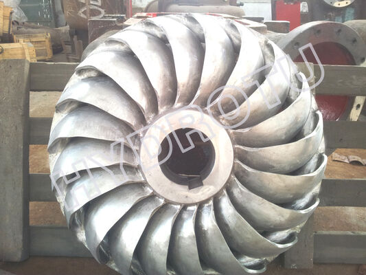 Turgo Hydro Turbine with 100KW-2000KW Rated Output, Up To 88% Efficiency, and 70m-200m Head Range